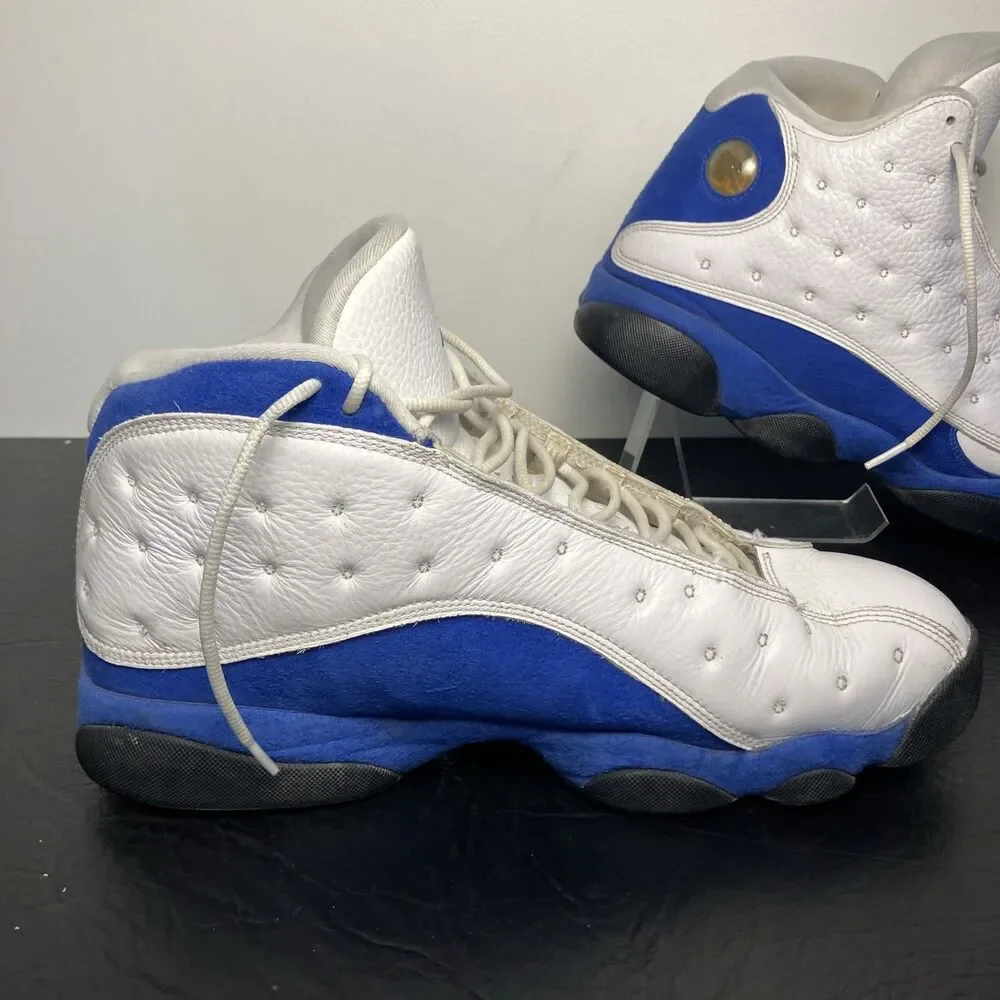 Jordan 13 Retro White Hyper Royal Black Size 13 414571-117 HTF Nice